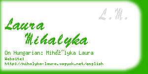 laura mihalyka business card